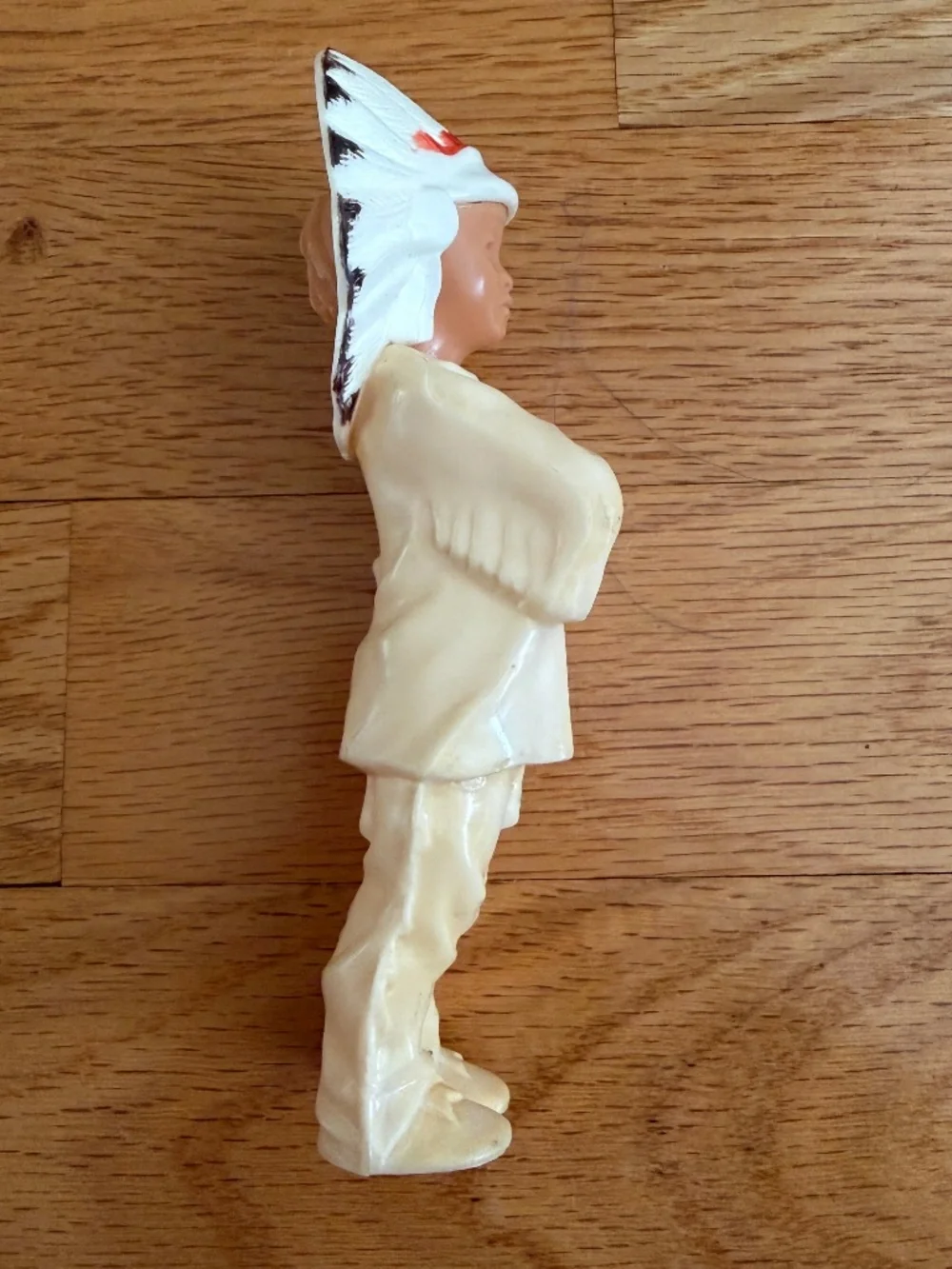 Vintage 1950s 1960s Native American Indian Chief Plastic